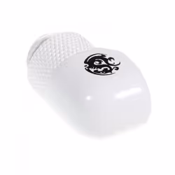 Bitspower BP-DW90R, Laiton, Blanc, 18 x 18 x 31,8 mm
