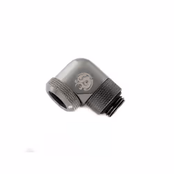Bitspower BP-BSE90RML, Laiton, Noir, 1/4", 90°, Liquide