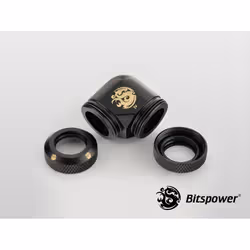 Bitspower Carbon Black Coude à compression
