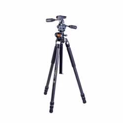 Vanguard VEO3+263CP, 3 pieds, Noir, Gris, 148 cm, 2,31 kg