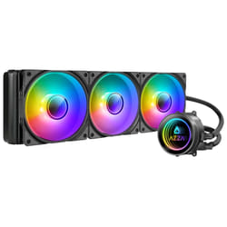 Azza LCAZ-360C-ARGB système de refroidissement d’ordinateur Processeur Kit de refroidissement du liquide 12 cm Noir 1 pièce(s)