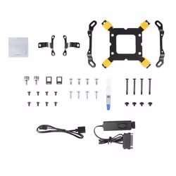 Azza LCAZ-120C-ARGB système de refroidissement d’ordinateur Processeur Kit de refroidissement du liquide 12 cm Noir 1 pièce(s)