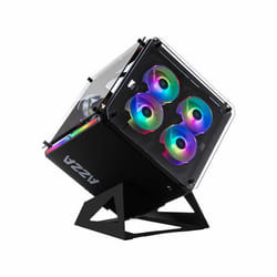 Boîtier PC - AZZA - Cube 802 - Full-Tower - Noir - ATX Micro ATX Mini-ITX