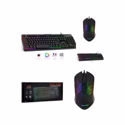 Pack GAMER 2 en 1 - ADVANCE - PRO-GTA230 - Souris 3200DPI RGB - Clavier RGB AZERTY - 105 touches