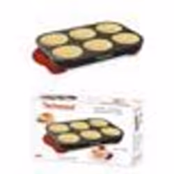 Crêpière - INOX - Mini crêpes & Pancakes - 1500W - Anti-adhésif - Noire