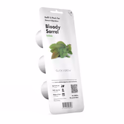 Click & Grow Bloody Sorrel, Plantes comestibles, Oseille sanguine, Remplir, Croissance rapide (3-5 semaines), 7 - 14 jour(s), ...