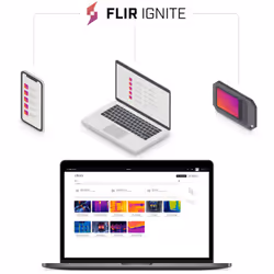 FLIR C3-X​ caméra d'imagerie thermique Vanadium Oxide Uncooled Focal Plane Arrays Noir 1800 mAh 128 x 96 pixels Écran integré LCD 640 x 480 pixels - Vue supplémentaire 12