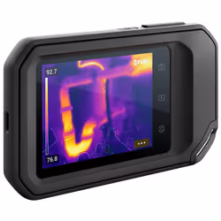 FLIR C3-X​ caméra d'imagerie thermique Vanadium Oxide Uncooled Focal Plane Arrays Noir 1800 mAh 128 x 96 pixels Écran integré LCD 640 x 480 pixels
