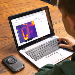 FLIR C3-X​ caméra d'imagerie thermique Vanadium Oxide Uncooled Focal Plane Arrays Noir 1800 mAh 128 x 96 pixels Écran integré LCD 640 x 480 pixels - Vue supplémentaire 9