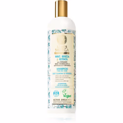 Le shampooing Natura Siberica Mint, Bereza &amp; Retinol nettoie efficacement le cuir chevelu, il lave parfaitement les cheve ...