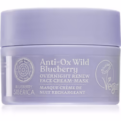 Réveillez-vous le matin avec un teint frais et radieux. Le masque-crème de nuit rénovateur Natura Siberica Anti-Ox Wild Blueb ...