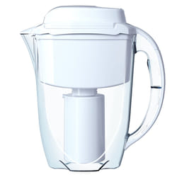 AQUAPHOR J.Shmidt A500 Filtre à eau à poser sur le plan de travail 2,8 L Transparent, Blanc