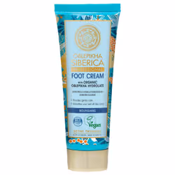 Natura Siberica Oblepikha Nourrissant Crème pour les Pieds à l'Hydrolat d'Argousier Bio 75 ml
