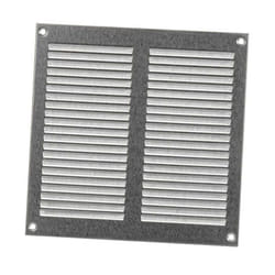 Grille de Ventilation - EIROPLASTS - 200x200mm - Acier Galvanisé - Moustiquaire - Facile à monter