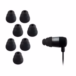 Xcessor CG35166, Embouts d'oreillettes, Silicone, Noir