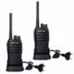 Retevis RT21 Talkies Walkies PMR Professionnel 25W 16 Canaux CTCSS/DCS Batterie 1100mAh VOX TOT Scan (Noir 1 Paire)