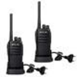 Retevis RT21 Talkies Walkies PMR Professionnel 25W 16 Canaux CTCSS/DCS Batterie 1100mAh VOX TOT Scan (Noir 1 Paire)