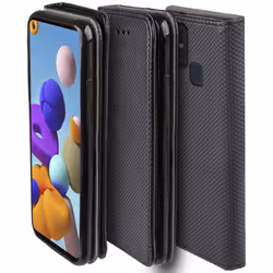 MOOZY 4752119112568 coque de protection pour téléphones portables 16,5 cm (6.5") Folio porte carte Noir