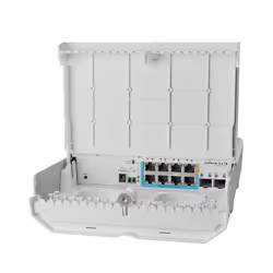 Mikrotik netPower Lite 7R Gigabit Ethernet (10/100/1000) Connexion Ethernet, supportant l'alimentation via ce port (PoE) Blanc