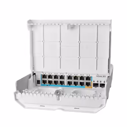 Mikrotik netPower 15FR Fast Ethernet (10/100) Connexion Ethernet, supportant l'alimentation via ce port (PoE) Blanc