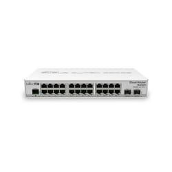 Mikrotik CRS326-24G-2S+IN commutateur réseau Géré Gigabit Ethernet (10/100/1000) Connexion Ethernet, supportant l'alimentation via ce port (PoE) Blanc