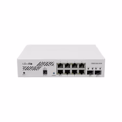 Mikrotik CSS610-8G-2S+IN commutateur réseau Gigabit Ethernet (10/100/1000) Connexion Ethernet, supportant l'alimentation via ce port (PoE) Blanc