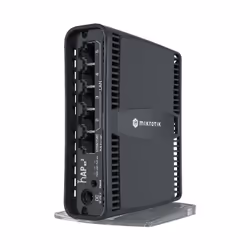 Mikrotik hAP ax2 routeur sans fil Gigabit Ethernet Bi-bande (2,4 GHz / 5 GHz) Noir