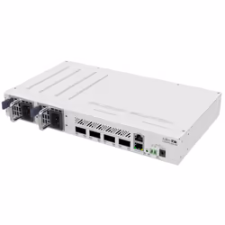 Mikrotik CRS504-4XQ-IN, Géré, Fast Ethernet (10/100), Connexion Ethernet, supportant l'alimentation via ce port (PoE), Grille ...