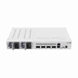 Mikrotik CRS504-4XQ-IN commutateur réseau Géré Fast Ethernet (10/100) Connexion Ethernet, supportant l'alimentation via ce port (PoE) Blanc