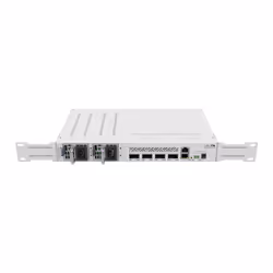 Mikrotik CRS504-4XQ-IN commutateur réseau Géré Fast Ethernet (10/100) Connexion Ethernet, supportant l'alimentation via ce port (PoE) Blanc - Vue supplémentaire 5