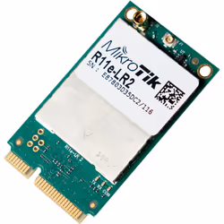 Mikrotik R11E-LR2, Interne, Avec fil, Mini PCI Express, Vert