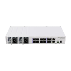 Mikrotik CRS510-8XS-2XQ-IN commutateur réseau L3 Fast Ethernet (10/100) Connexion Ethernet, supportant l'alimentation via ce port (PoE) Blanc
