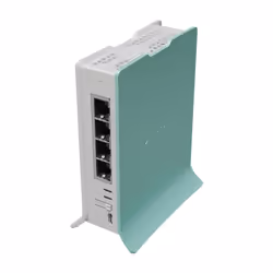 Mikrotik hAP, Wi-Fi 6 (802.11ax), Monobande (2,4 GHz), Ethernet/LAN, Vert, Blanc, Routeur