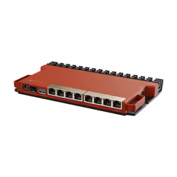 Mikrotik L009UiGS-RM Routeur connecté 2.5 Gigabit Ethernet, Gigabit Ethernet Rouge