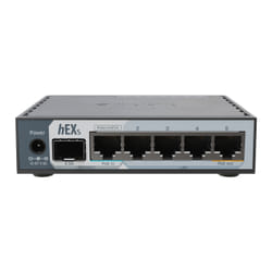 Mikrotik E60IUGS Routeur connecté Gigabit Ethernet Noir