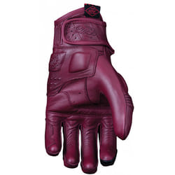 Five Kansas Gants de moto pour dames, rouge, taille S pour Femmes