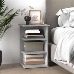 RemiseArmoire latérale/Buffet bas/Armoire de salon - grand espace - Gris béton 35 x 35 x 55 cm Aggloméré *aspect pratique6766244