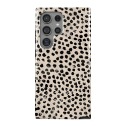 BURGA 57326 Housse Samsung Galaxy S24 Ultra silicone Beige, Noir