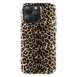 Coque Antichoc - Burga - iPhone 15 Pro - Léopard - Noir - Élégant
