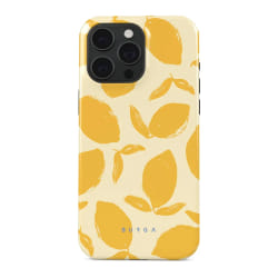 Burga Coque iPhone 15 Pro Modèle Lemon Tart - Jaune