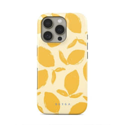 Coque - BURGA - Lemon Tart - iPhone 16 Pro Max - Antichocs - Compatible MagSafe - Jaune