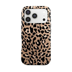Coque MagSafe - BURGA - iPhone 17 Pro - Motif Léopard - Tough Design - Dos polycarbonate