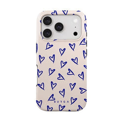 Coque pour iPhone 17 Pro MagSafe Tough Double Couche Motif Love Me Right Burga Beige