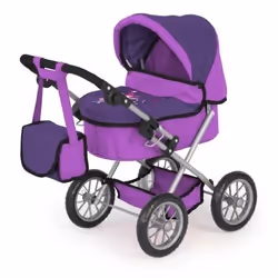 Poussette Landau pour Poupée Fée Réglable - Bayer - Rose - Enfant - Mixte