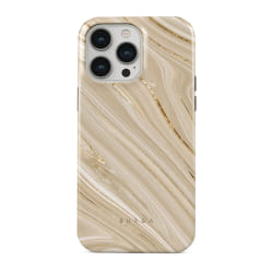 Burga iPhone 14 Pro - Coque antichoc Glam Beige