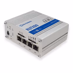 Teltonika RUTX09, Ethernet WAN, Emplacement de carte SIM, Aluminium