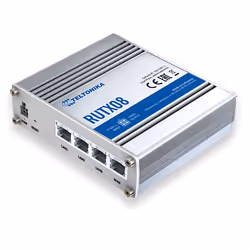 Teltonika RUTX08, Ethernet WAN, Gigabit Ethernet, Acier inoxydable