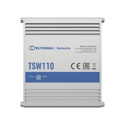 Teltonika TSW110 commutateur réseau Non-géré Gigabit Ethernet (10/100/1000) Connexion Ethernet, supportant l'alimentation via ce port (PoE) Bleu, Gris