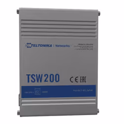 Teltonika TSW200, Non-géré, Gigabit Ethernet (10/100/1000), Connexion Ethernet, supportant l'alimentation via ce port (PoE),  ...