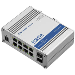Teltonika TSW210 commutateur réseau Non-géré Gigabit Ethernet (10/100/1000) Aluminium